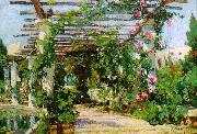 Colin Campbell Cooper Summer Verandah oil painting reproduction